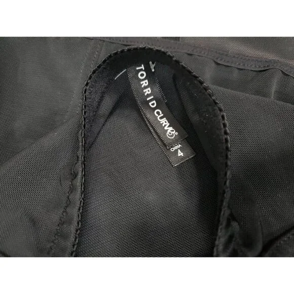 Torrid Red Plaid Corset Zip Bustier Top Plus Size 4X Christmas Holiday - Picture 6 of 6